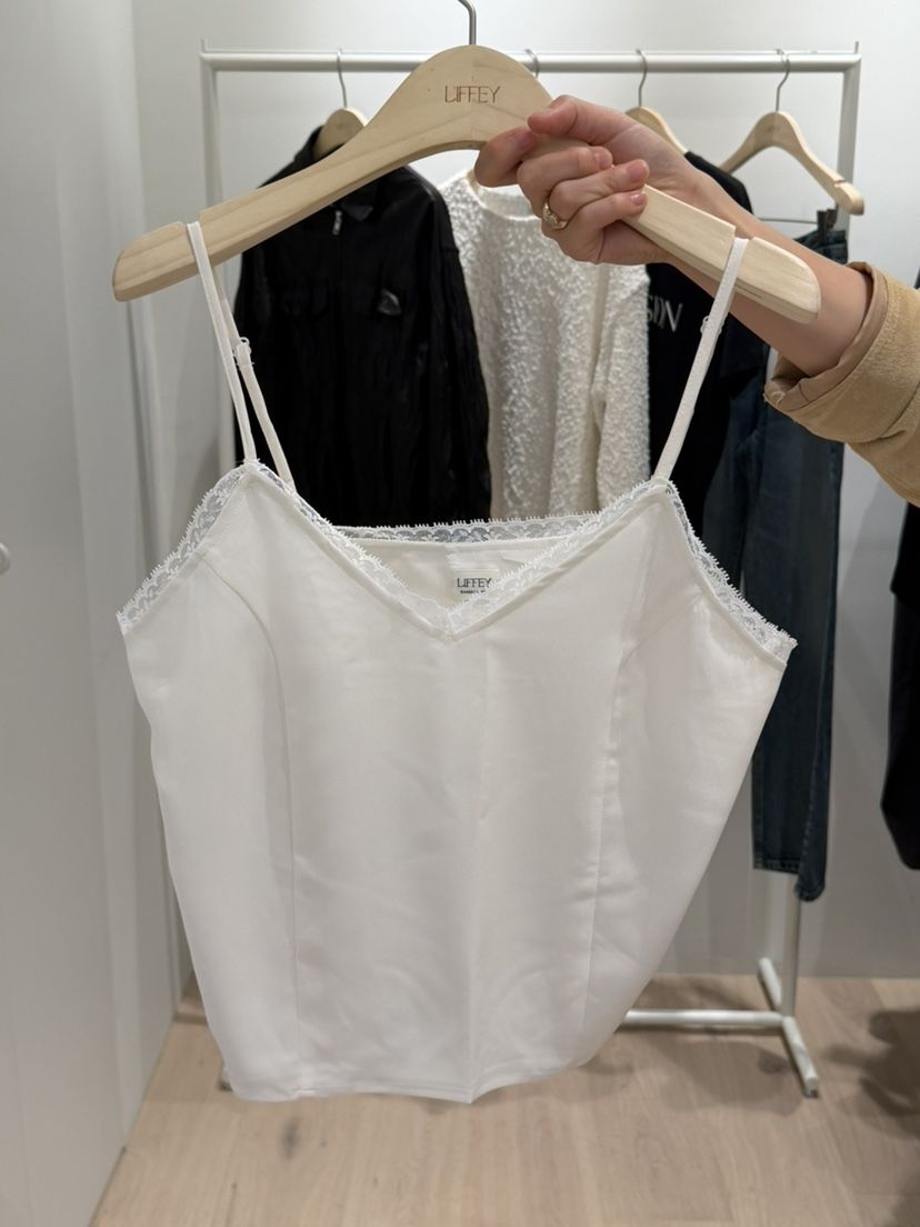 LIFFEY東大門直郵女士新款真品時尚休閑吊帶背心吊帶裙蕾絲LIFFEY吊帶/背心