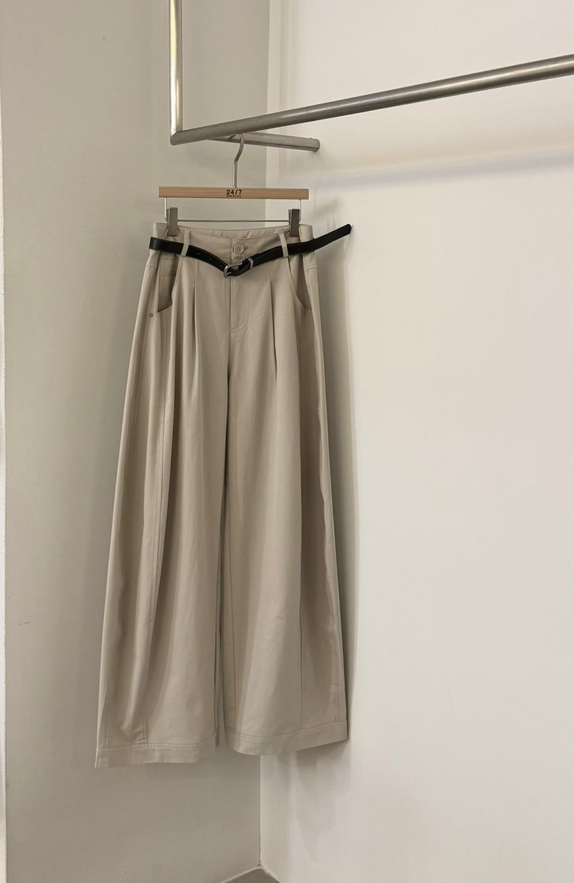 TWENTY FOUR SEVEN24-7東大門代購女裝新品休閑休閑褲不含腰帶棉TEWNTY FOUR SEVEN24-7休閑褲