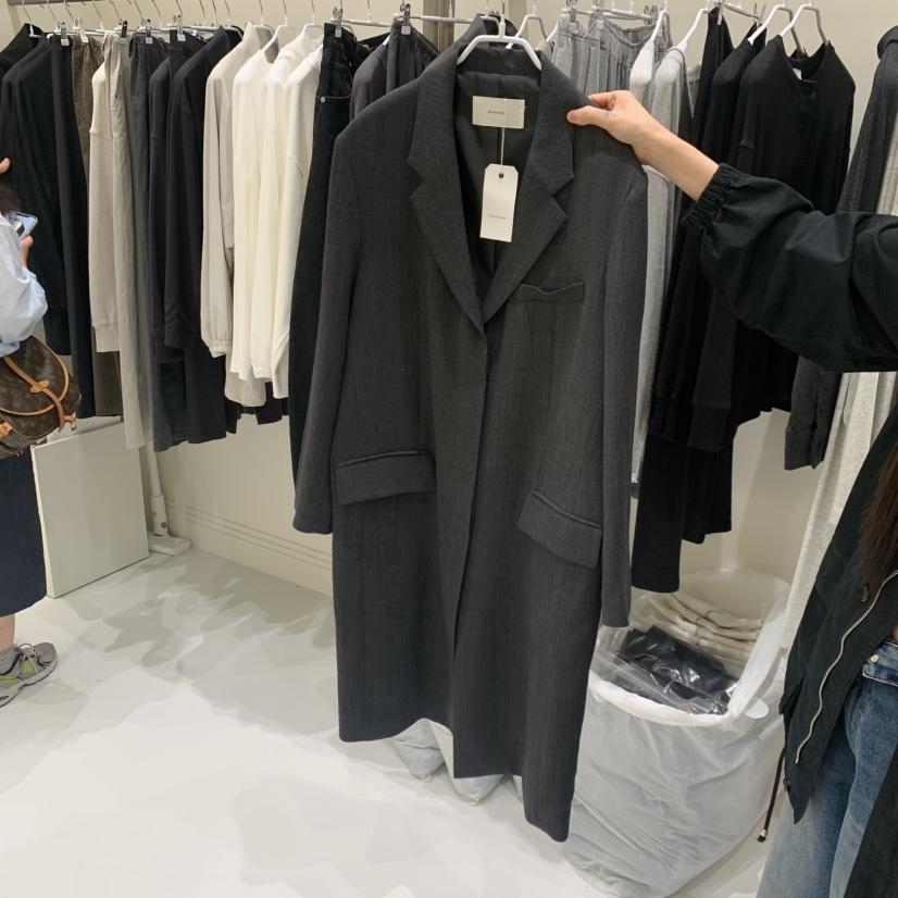 ATMOSPHERE東大門代購女士新款人氣休閑熱賣真品中長款大衣ATMOSPHERE中長款大衣