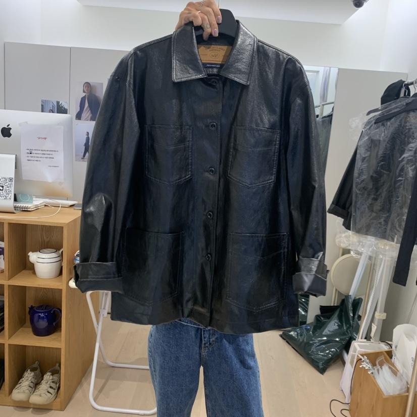 THE STARDUST東大門代購26秋季新品真品推薦夾克工裝皮革THE STARDUST夾克