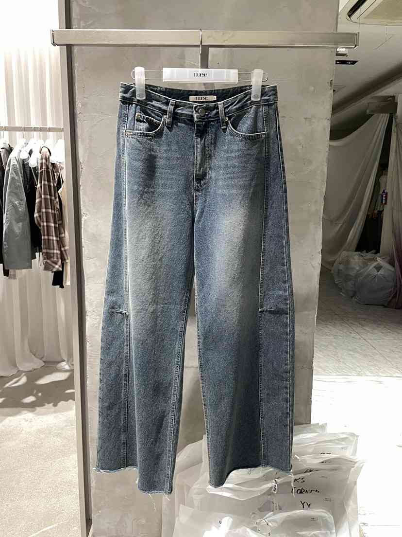NUESE東大門代購女裝新品推薦真品人氣熱賣休閑時尚牛仔褲NUESE牛仔褲