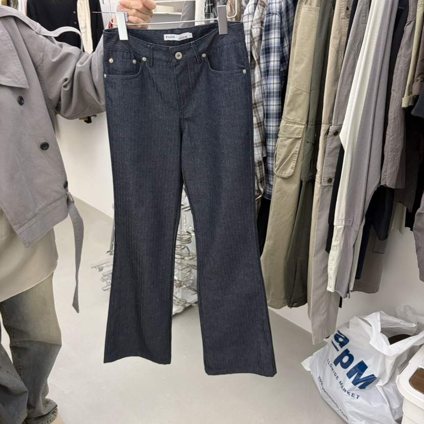 PADO東大門實拍女裝新品人氣真品休閑時尚熱賣休閑褲人字紋PADO休閑褲