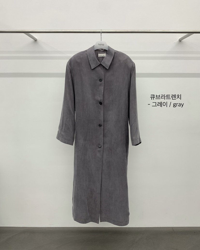 HEMP-P東大門代購女裝新品休閑熱賣真品時尚長款風衣含腰帶hemp長款風衣