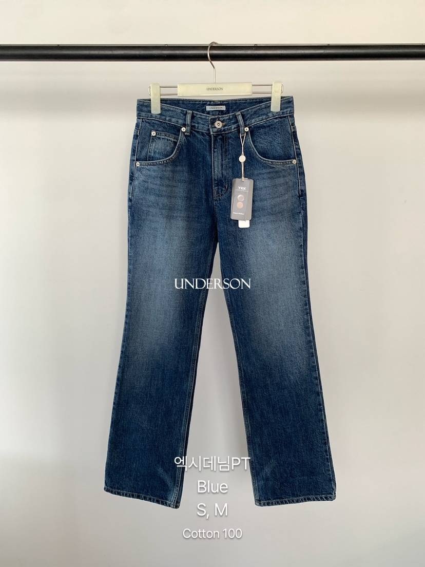 UNDERSON東大門代購26秋季新品熱賣時尚休閑推薦真品牛仔褲UNDERSON牛仔褲
