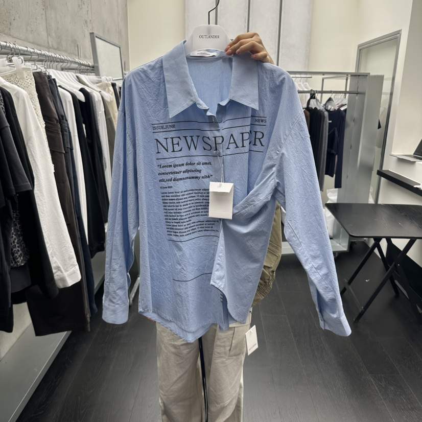 X韓國直郵女裝新品休閑時尚人氣推薦真品熱賣襯衫蕾絲衫OUTLANDER襯衫/蕾絲衫