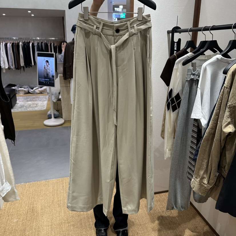 GARDEN LAYER東大門實拍女士新品休閑真品熱賣休閑褲系帶GARDEN LAYER休閑褲