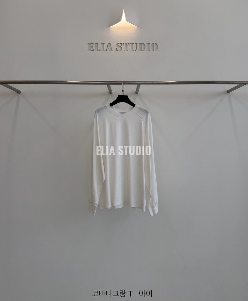 ELIA韓國直郵女士新品時尚休閑推薦熱賣人氣真品長袖T恤ELIA長袖T恤