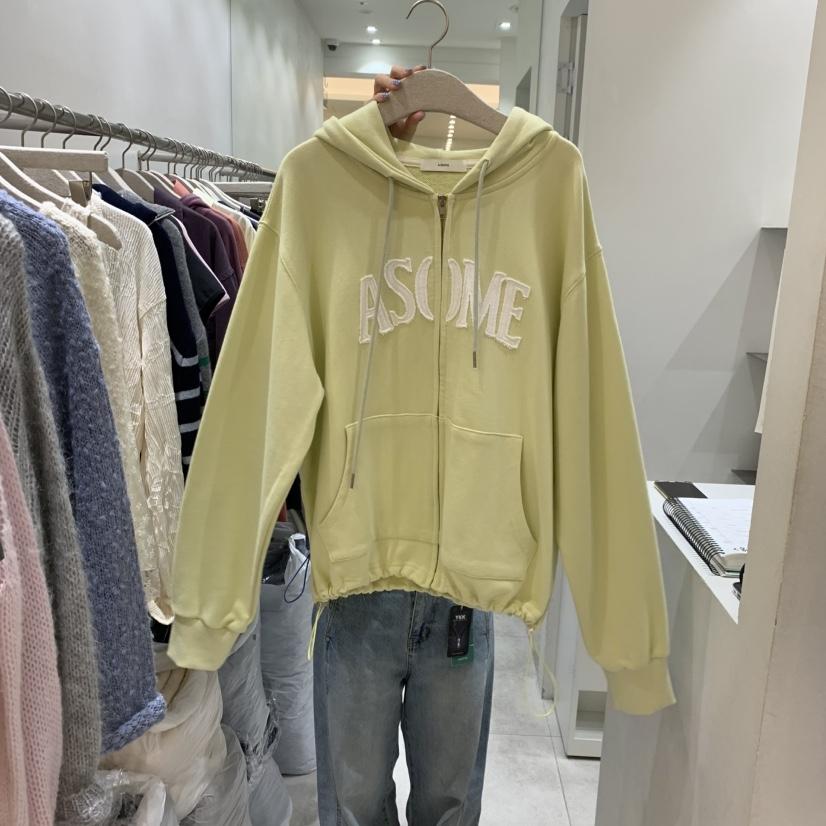 ASOME東大門實拍女士新品推薦真品熱賣時尚衛衣連帽衫復古A.SOME衛衣