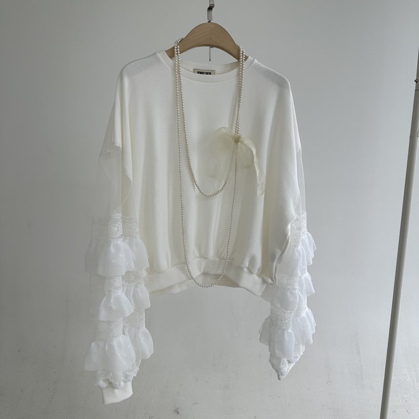 JENNY 1976韓國直郵26秋冬新品推薦真品襯衫蕾絲衫不含項鏈JENNY 1976襯衫/蕾絲衫