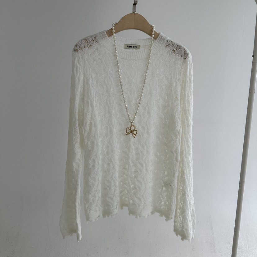 JENNY 1976東大門直郵女士新品推薦真品襯衫蕾絲衫不含項鏈JENNY 1976襯衫/蕾絲衫