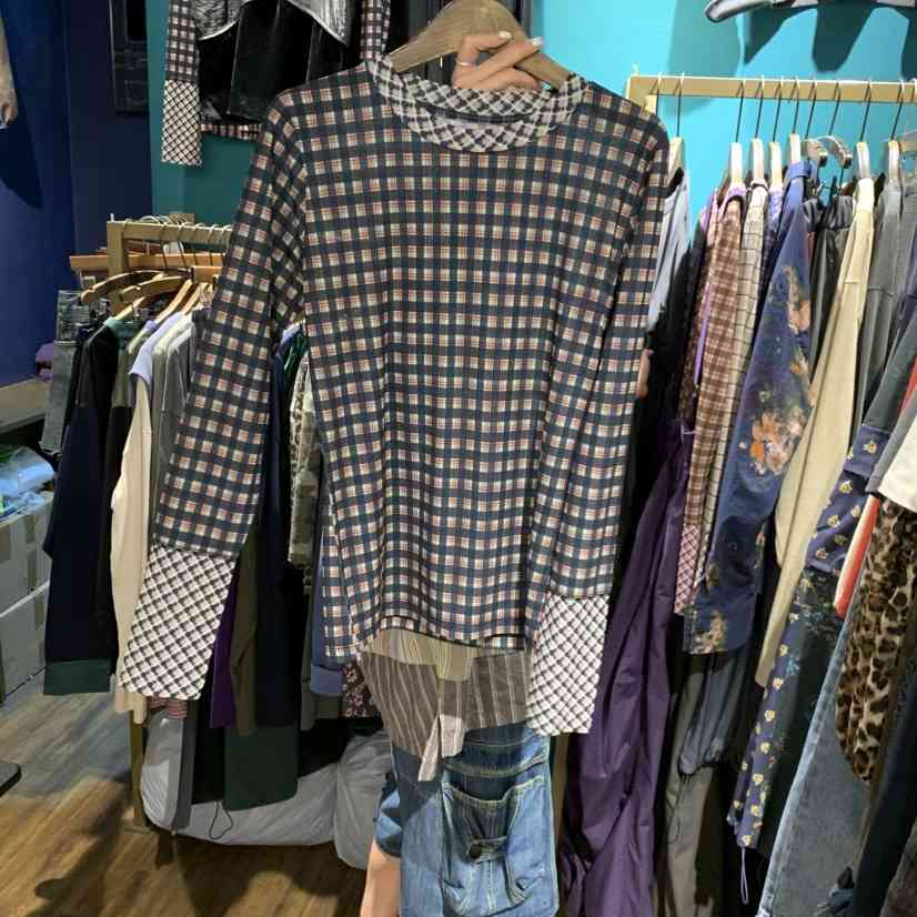 MERCI LINDA韓國直郵女裝新品真品熱賣人氣推薦長袖T恤長款MERCI LINDA長袖T恤