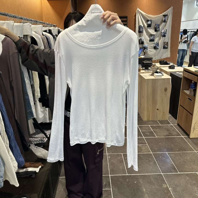 SOPHISTICATE東大門代購26秋季新品推薦真品熱賣休閑長袖T恤SOPHISTICATE長袖T恤