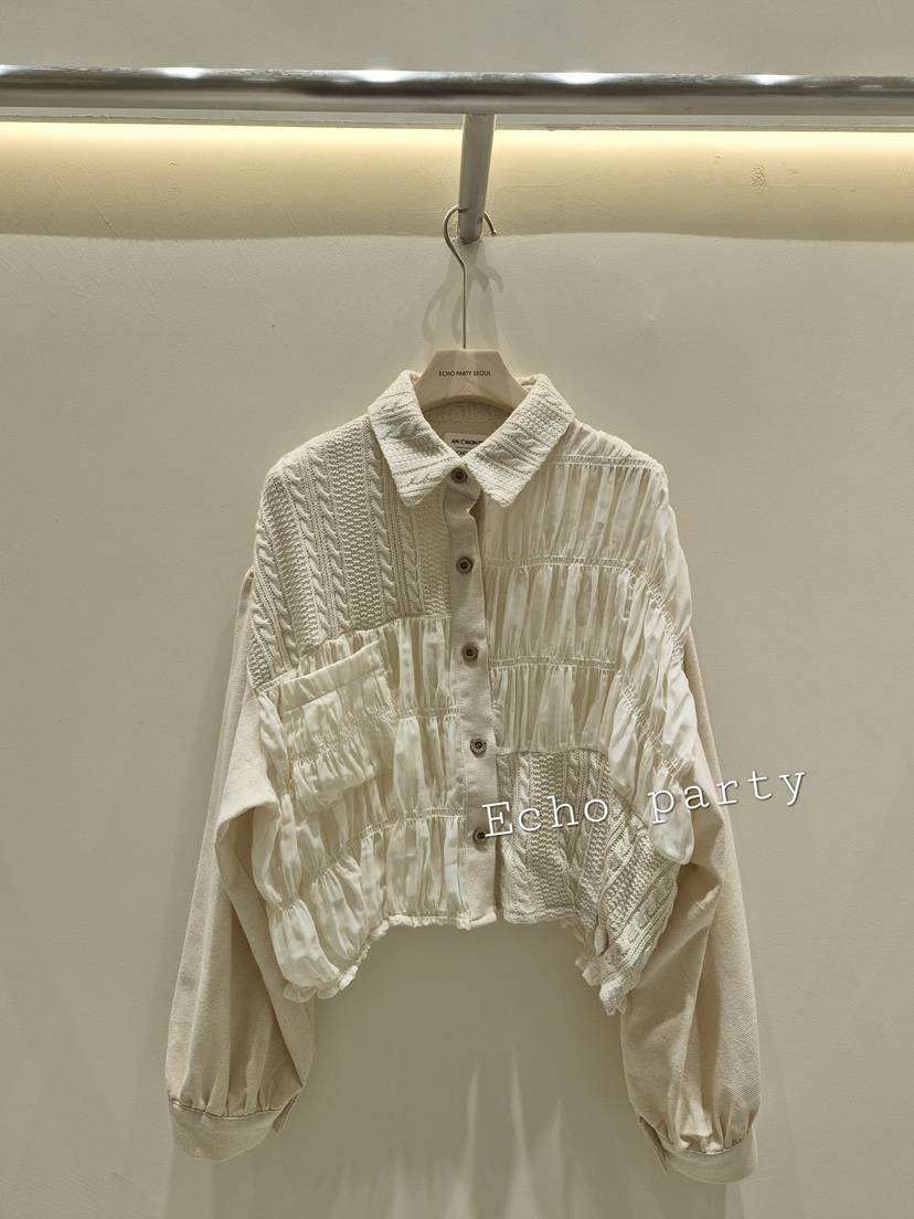 ECHOPARTY東大門代購女裝新品時尚熱賣真品休閑襯衫蕾絲衫ECHOPARTY襯衫/蕾絲衫