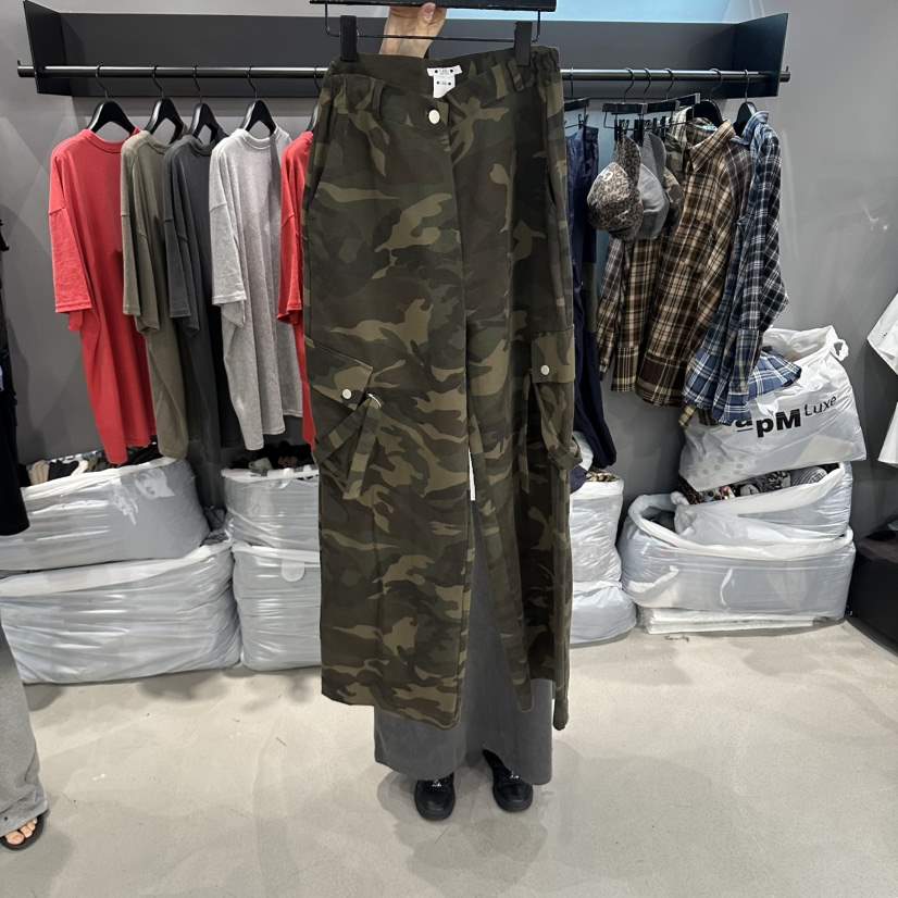 X東大門直郵女士新品推薦人氣時尚真品熱賣休閑休閑褲迷彩Cido休閑褲