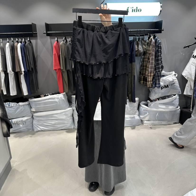 X韓國直郵女裝新品真品推薦人氣熱賣時尚休閑裙褲多層氨綸Cido裙褲