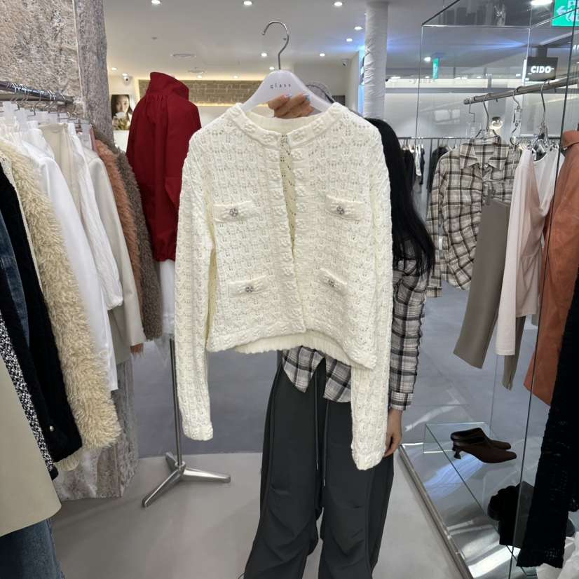 THEMORYPARK東大門代購女裝新品真品時尚休閑熱賣針織衫開衫THEMORYPARK針織衫