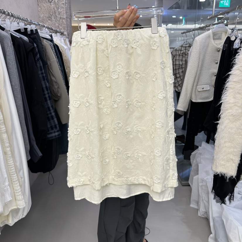 THEMORYPARK東大門直郵女士新品熱賣休閑半身裙中短裙蕾絲THEMORYPARK半身裙/中短裙