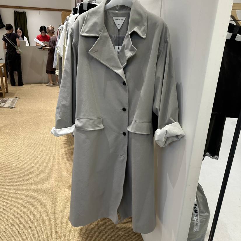 WE ARE/WELOVER韓國直郵女士新款熱賣人氣推薦長款風衣SHOP_WE ARE長款風衣