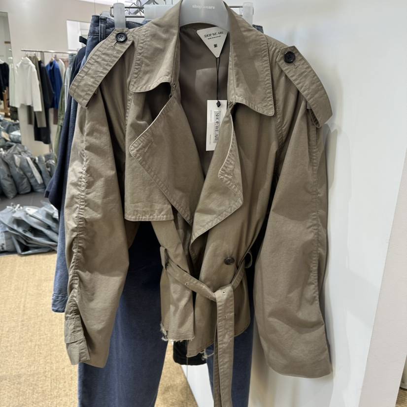 WE ARE/WELOVER東大門代購26秋冬新品推薦人氣夾克含腰帶SHOP_WE ARE夾克