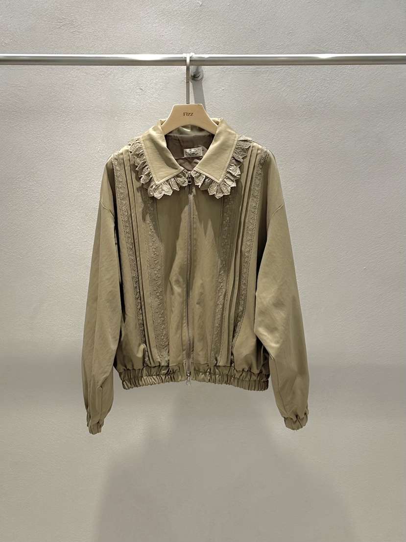 FIZZ東大門實拍女裝新品真品休閑熱賣推薦人氣時尚夾克褶裥FIZZ夾克