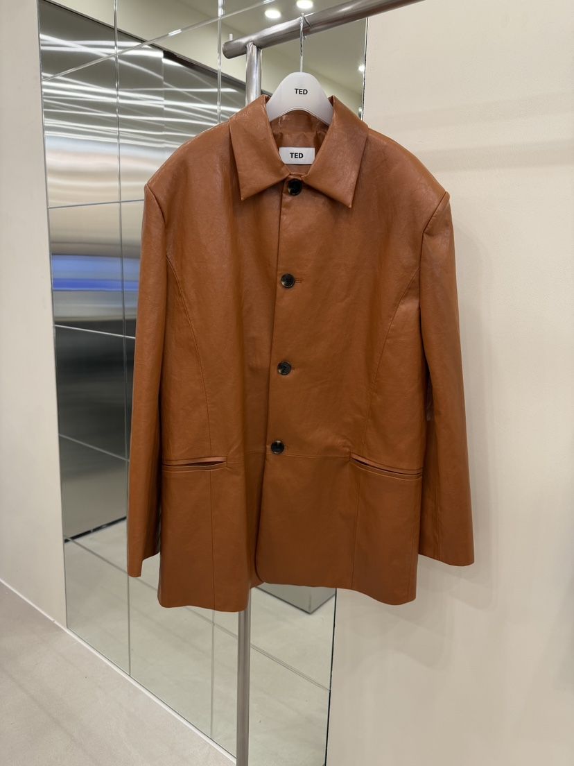 TED東大門代購女士新品真品熱賣推薦時尚人氣休閑皮衣TED皮衣