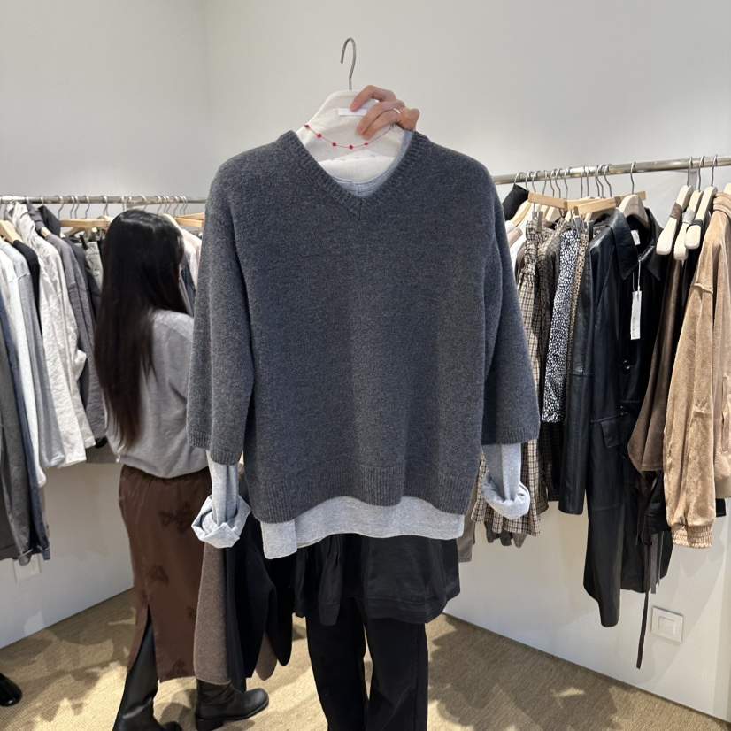 SELF SERVICE/MASOF東大門實拍女士新品時尚針織衫不含內搭SELF SERVICE/MASOF針織衫