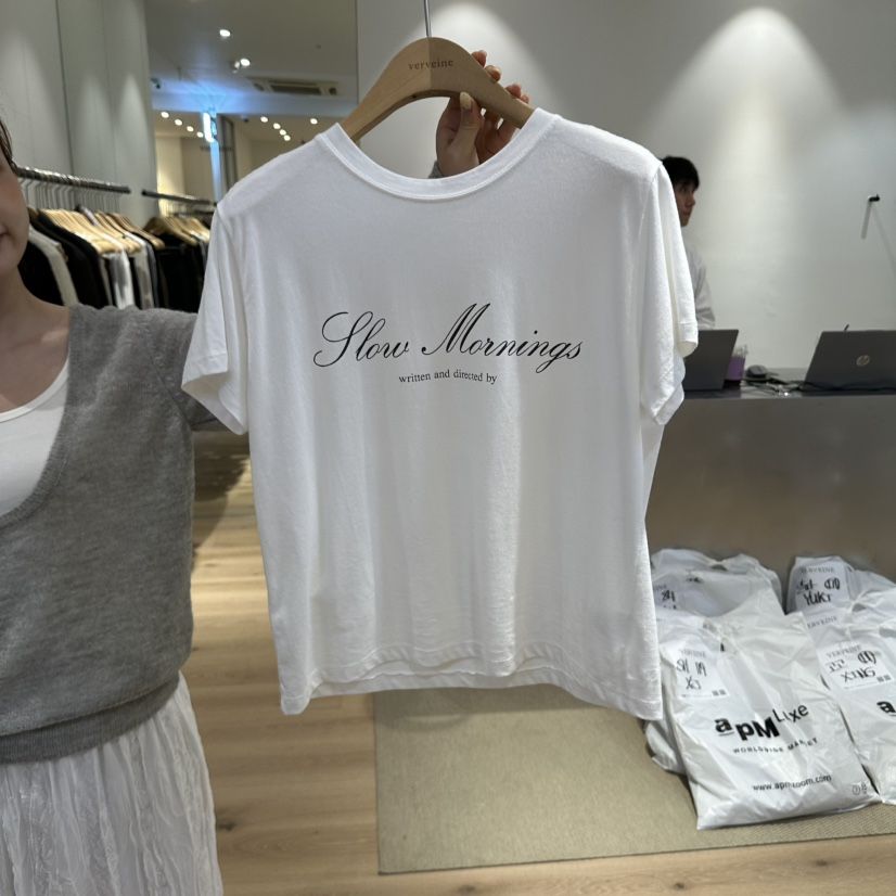 VERVEINE東大門代購女士新款時尚推薦真品休閑人氣熱賣T恤VERVEINET恤