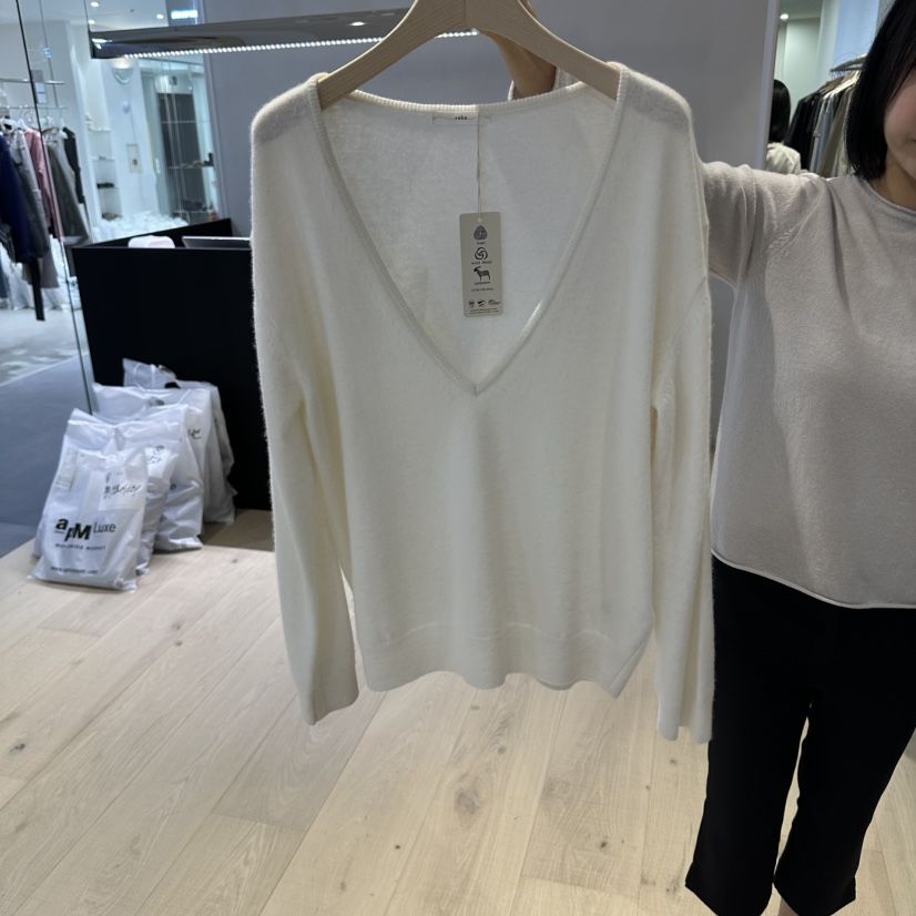REHE韓國直郵女裝新品休閑人氣時尚熱賣推薦真品針織衫深VREHE針織衫