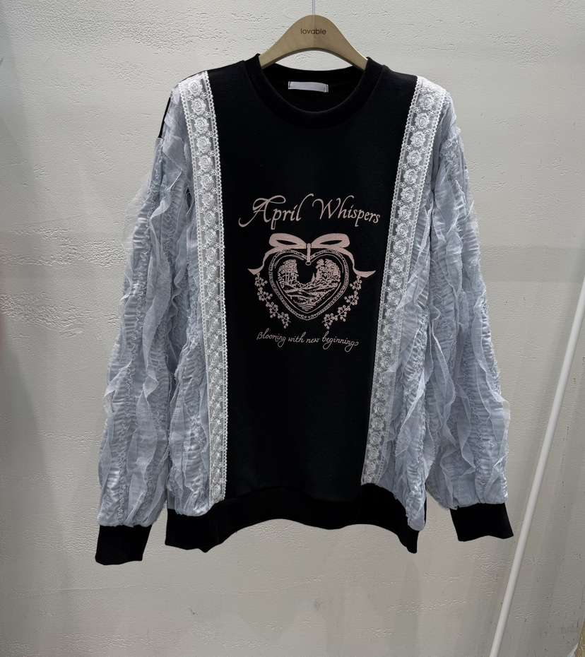 LOVABLE-L東大門直郵女士新款推薦時尚真品熱賣衛衣運動LOVABLE衛衣