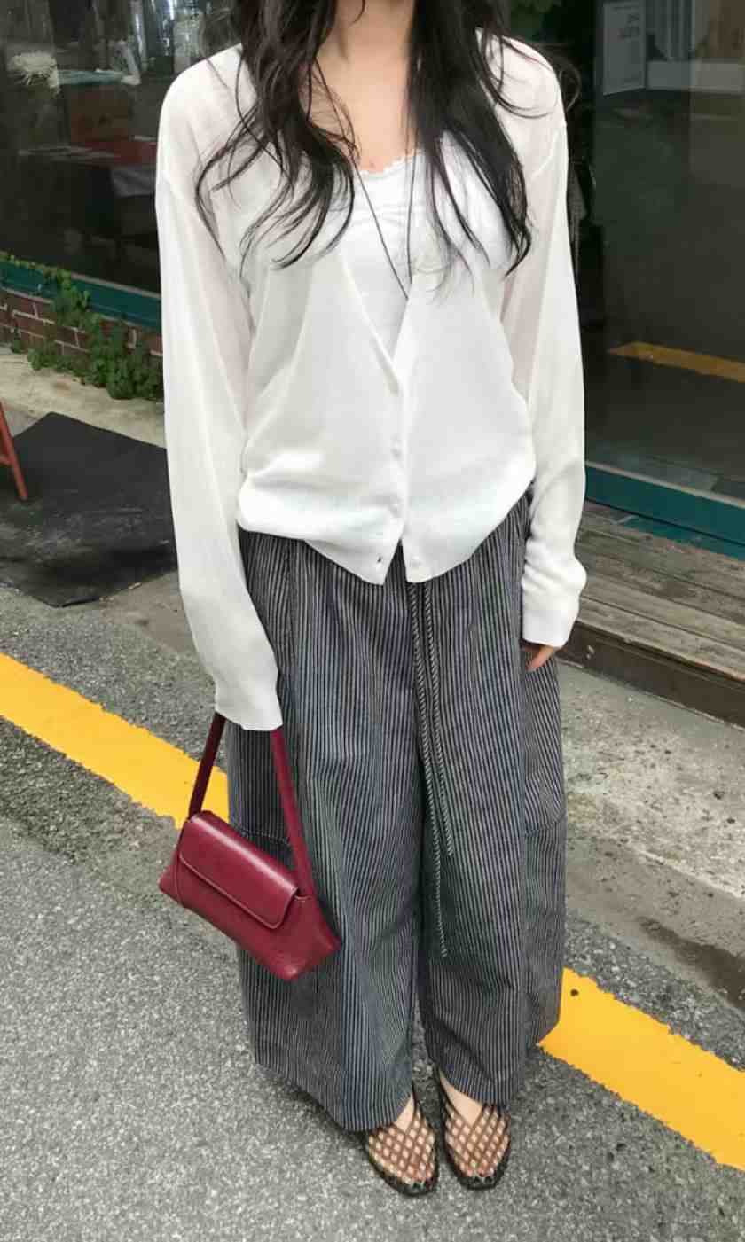 LOVINE韓國直郵女裝新款休閑真品針織衫不含內搭V領深V開衫LOVINE針織衫