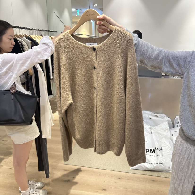 VERVEINE韓國代購女裝新品休閑時尚人氣推薦熱賣針織衫開衫VERVEINE針織衫