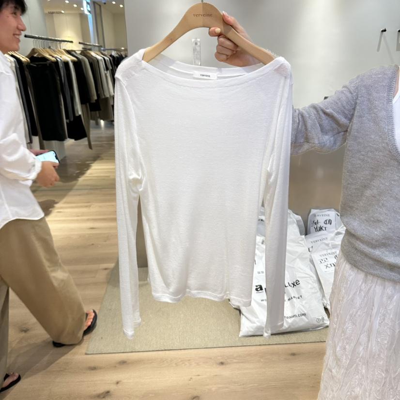 VERVEINE東大門實拍女裝新品時尚真品熱賣休閑推薦長袖T恤VERVEINE長袖T恤