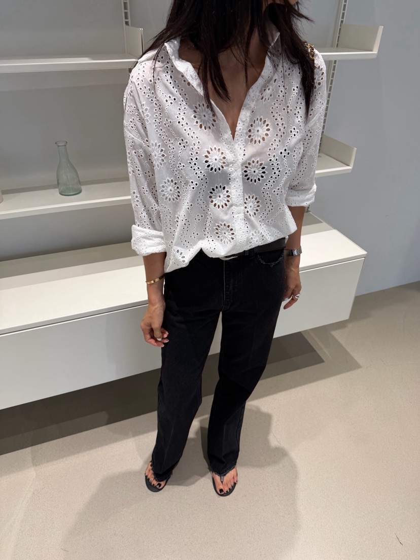 XPARTY韓國代購女裝新品人氣真品時尚熱賣休閑襯衫蕾絲衫XPARTY襯衫/蕾絲衫