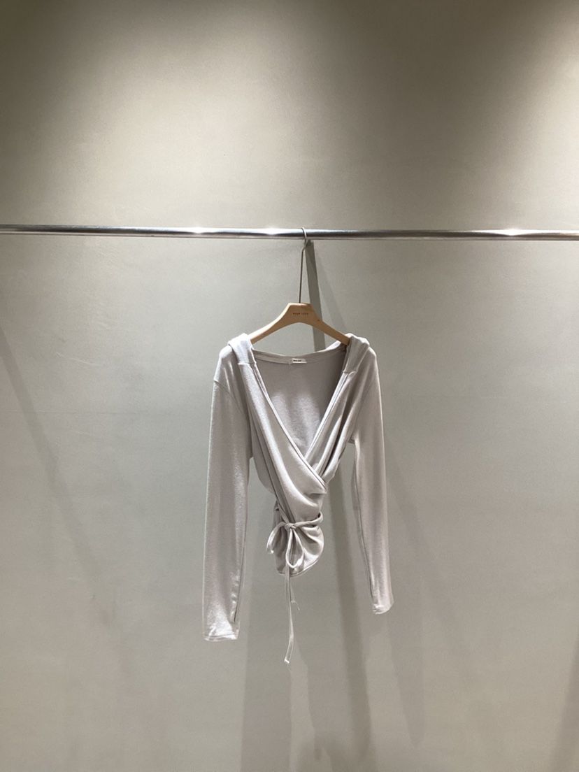 NEAR LEAP-P東大門代購女裝新品休閑推薦時尚長袖T恤褶皺NEAR LEAP/The N:L長袖T恤