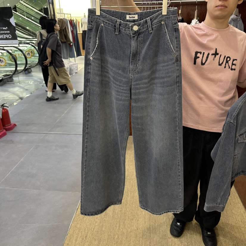 FELTE韓國代購女士新款休閑時尚人氣真品熱賣推薦牛仔褲FELTE牛仔褲