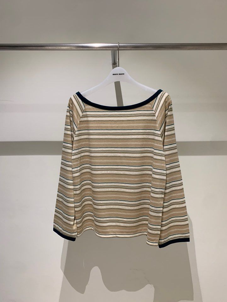 GOBSLMURI-곱슬머리-T東大門直郵女裝新品休閑長袖T恤露肩GOBSLMURI-2件起長袖T恤
