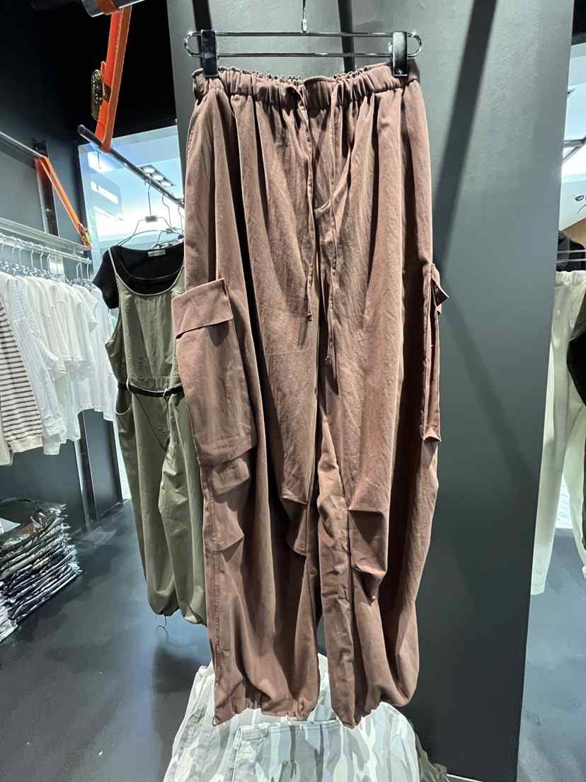 EL BOSQUE東大門實拍女裝新款休閑時尚推薦真品休閑褲口袋EL BOSQUE休閑褲