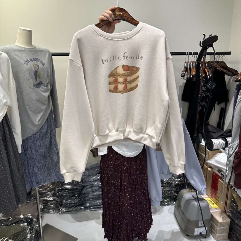 X韓國代購女裝新品真品推薦熱賣時尚休閑人氣衛衣Honey衛衣