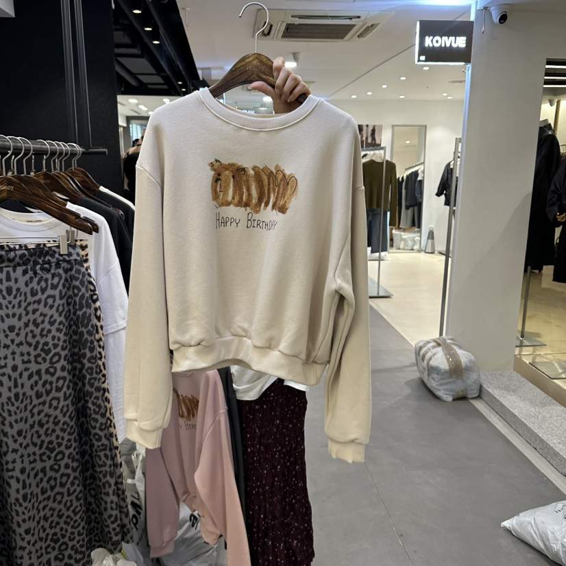 X韓國直郵女裝新品真品推薦熱賣人氣時尚休閑衛衣Honey衛衣