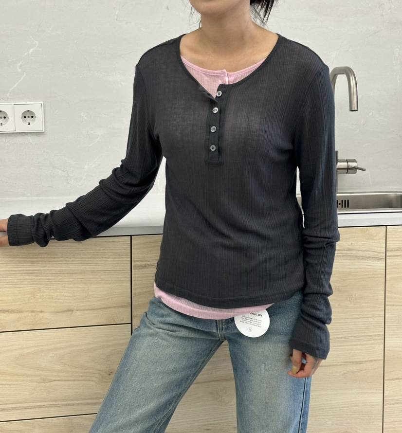 LEEHEE韓國直郵女裝新品人氣真品熱賣推薦休閑時尚長袖T恤LEEHEE長袖T恤
