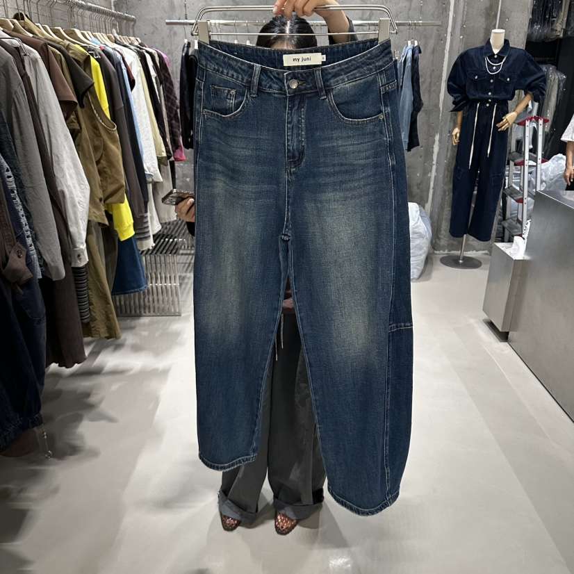 JUNI東大門實拍女裝新品休閑人氣真品推薦熱賣時尚牛仔褲my juni牛仔褲