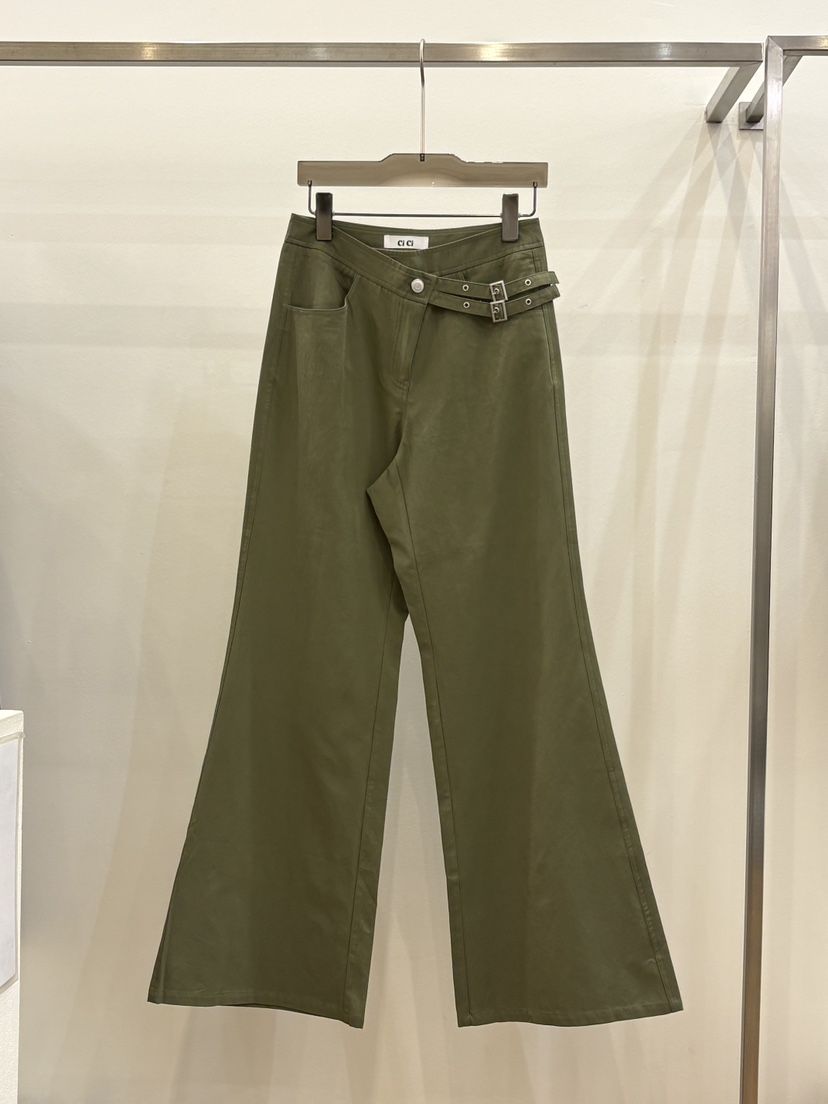 CICI東大門代購女士新品熱賣人氣真品時尚推薦休閑褲腰帶Ci Ci休閑褲