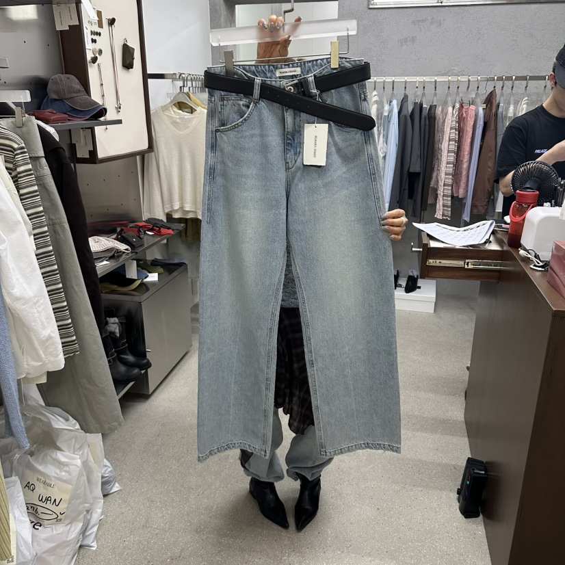 WEARABLE-L東大門代購女裝新品人氣推薦休閑牛仔褲不含腰帶WEARABLE牛仔褲