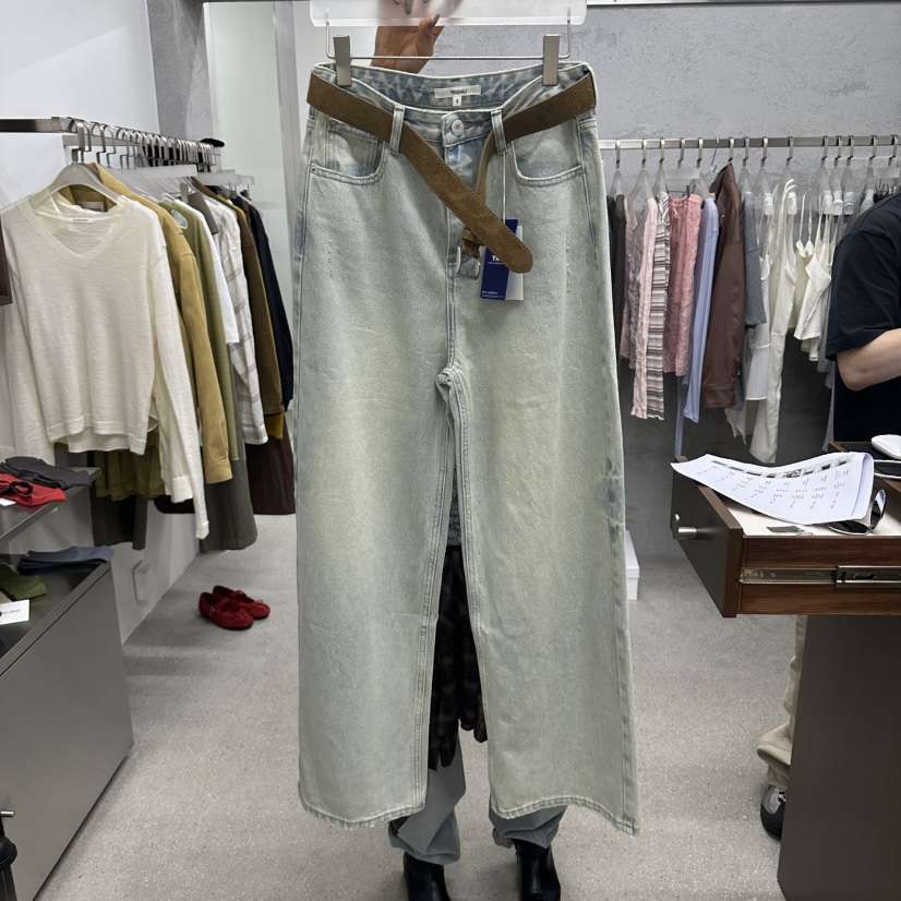 WEARABLE-L東大門直郵女士新款休閑時尚人氣牛仔褲不含腰帶WEARABLE牛仔褲