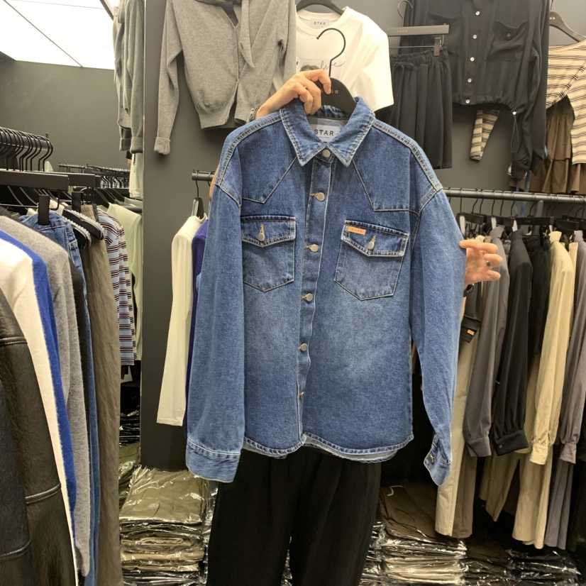 STAR-L東大門代購女士新品人氣時尚熱賣推薦夾克寬松牛仔STAR-L夾克