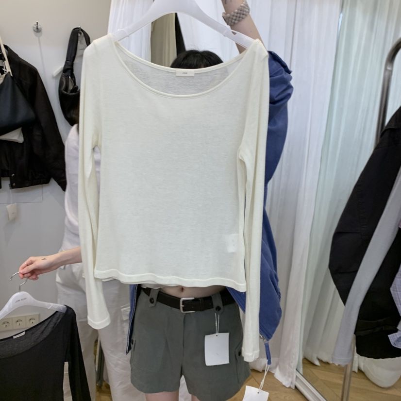 JINSIM東大門實拍女裝新款休閑熱賣真品人氣時尚推薦長袖T恤JINSIM長袖T恤