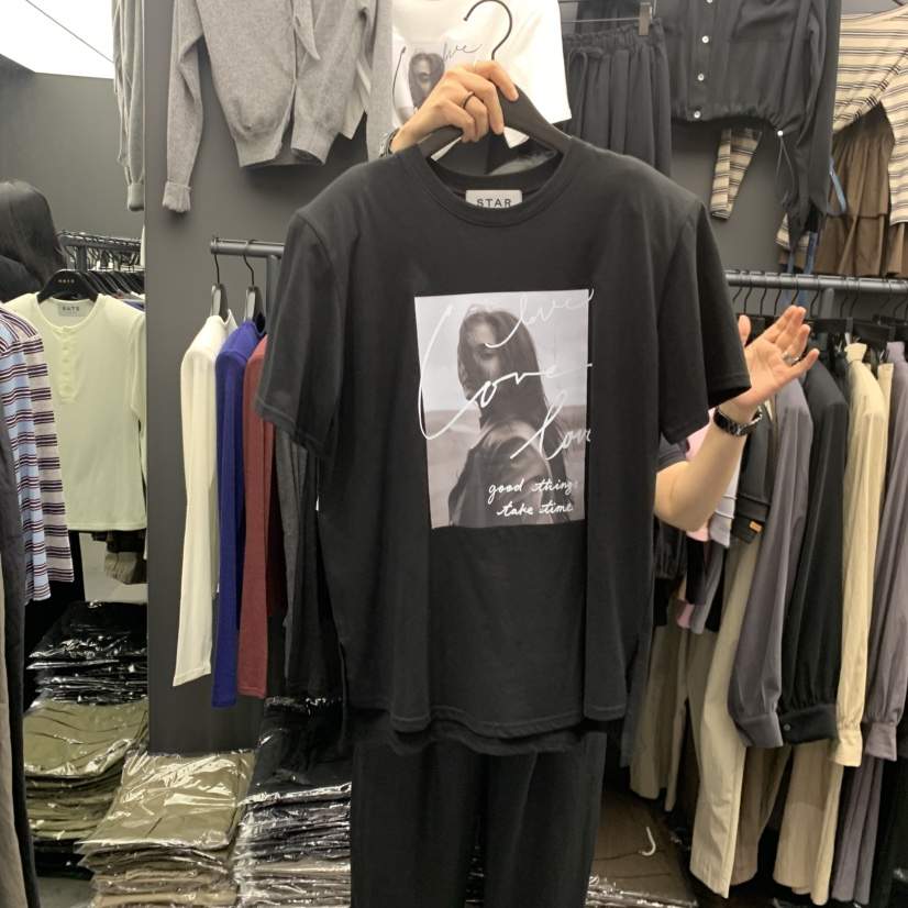 STAR-L韓國直郵女士新品人氣時尚真品休閑熱賣T恤不含腰帶STAR-LT恤