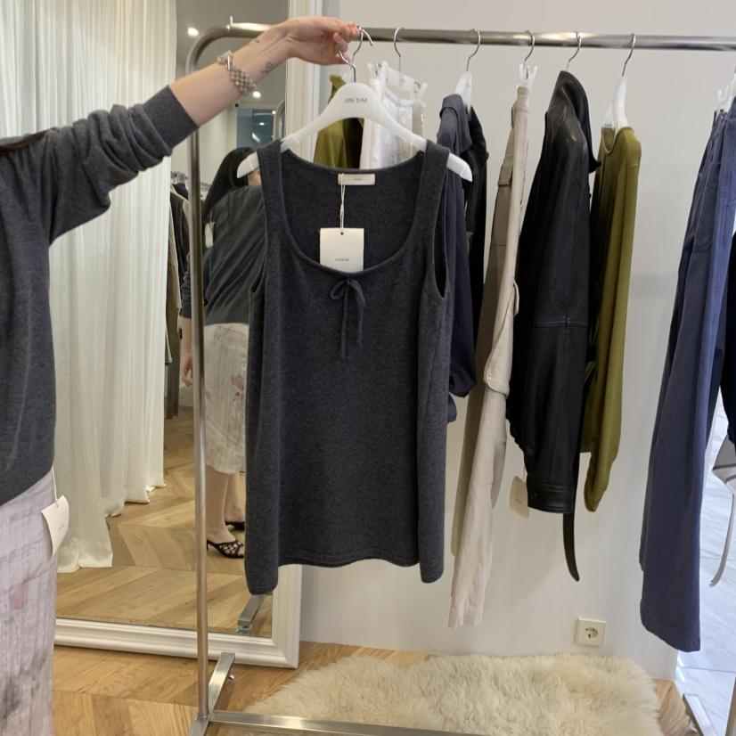 JINSIM東大門實拍女裝新品真品熱賣休閑推薦連衣裙蝴蝶結JINSIM連衣裙