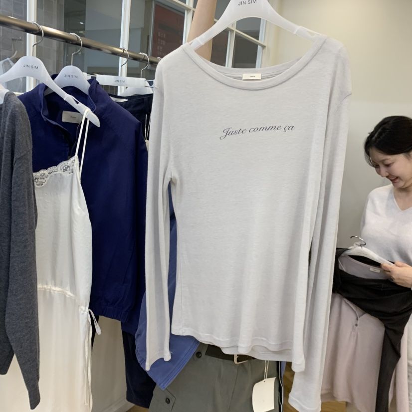 JINSIM東大門直郵女裝新款休閑真品人氣熱賣時尚推薦長袖T恤JINSIM長袖T恤