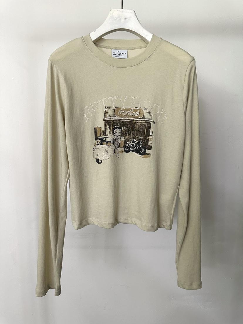 VISUAL SPACE/PAGE92/FLEISCHER東大門代購女士新品時尚長袖T恤VISUAL SPACE/PAGE92/FLEISCHER長袖T恤